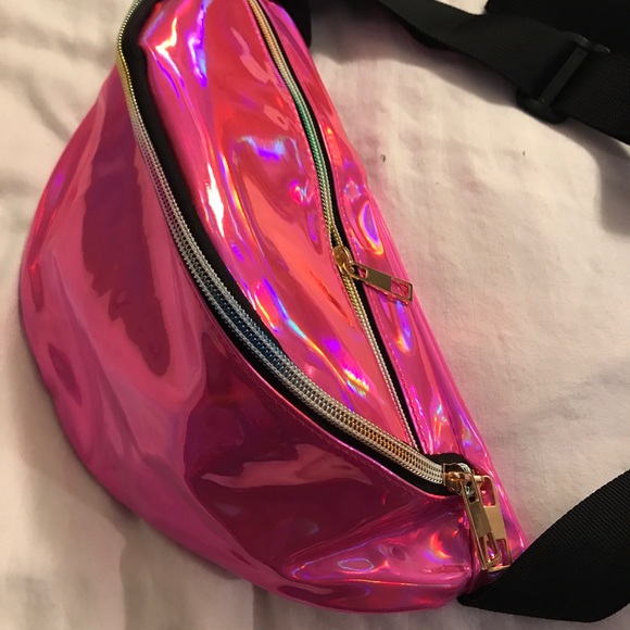 Iridescent Pink Waste Purse/Fanny Pack - Picture 5 of 6